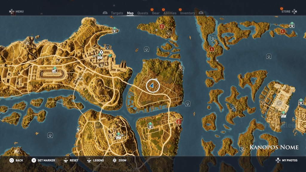 Heading January Onset Assassin's Creed Origins: Nature's Way Papyrus Puzzle Solution |  PlayStation Fanatic