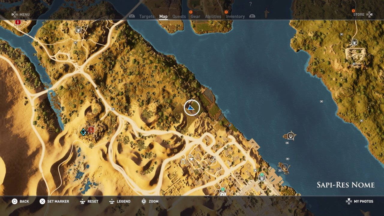 minus infrastruktur Afdeling Assassin's Creed Origins: Dead End Papyrus Puzzle Solution | PlayStation  Fanatic