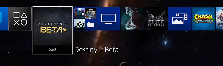 Destiny 2 beta installed