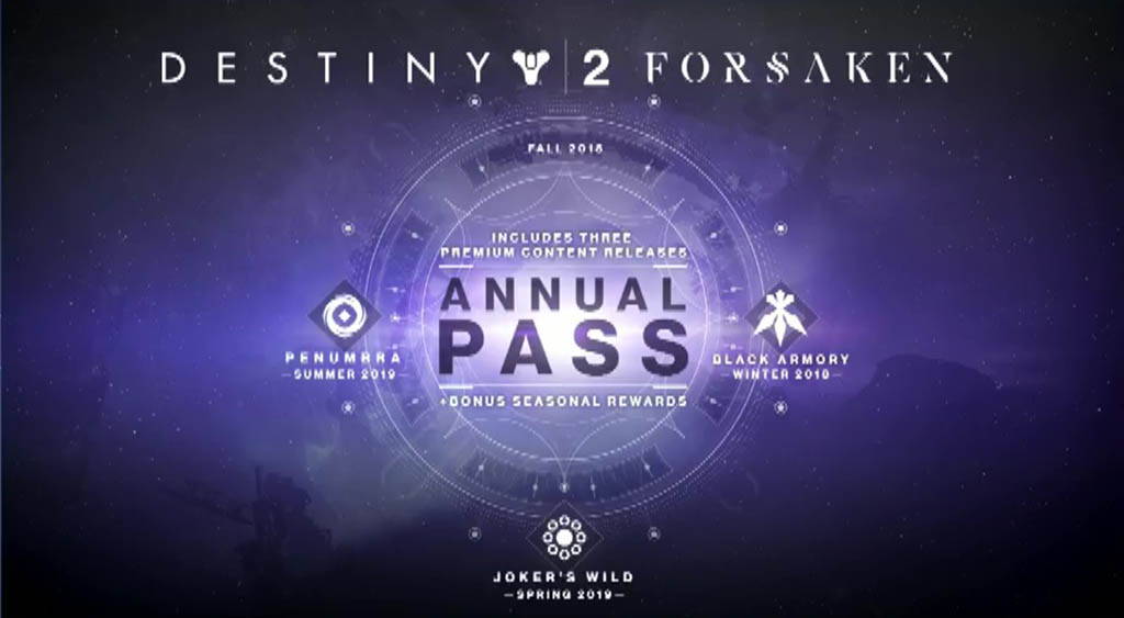 Destiny 2 Forsaken Annual Pass