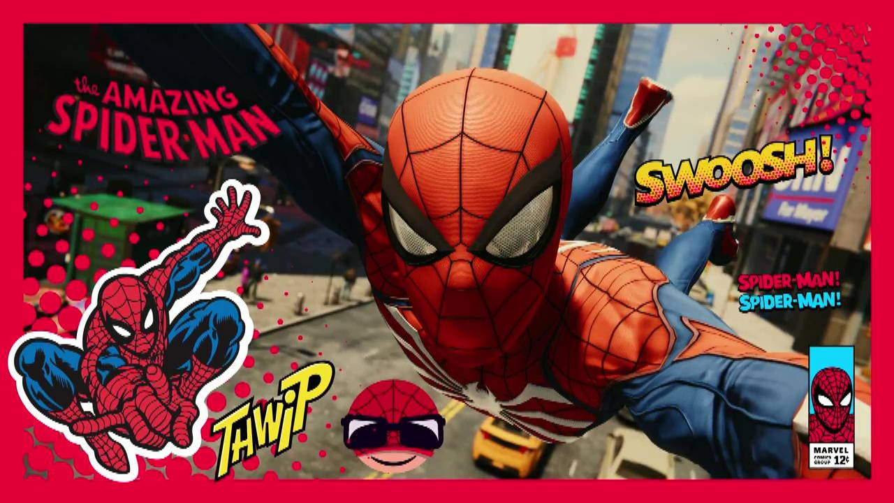 Marvel's Spider-Man photo mode selfie stickers