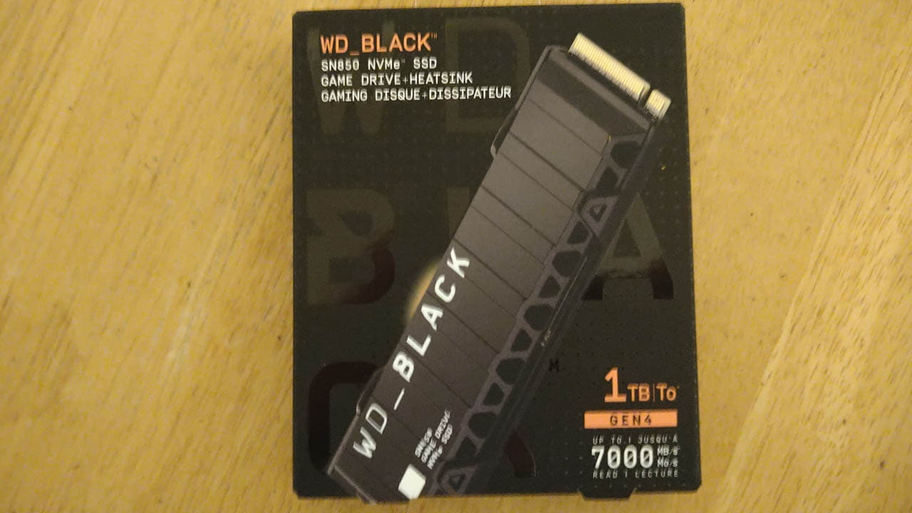 WD Black SN850 PS5 M.2 SSD