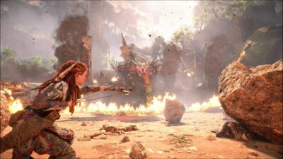 Horizon Forbidden West PS5 review screenshot - combat