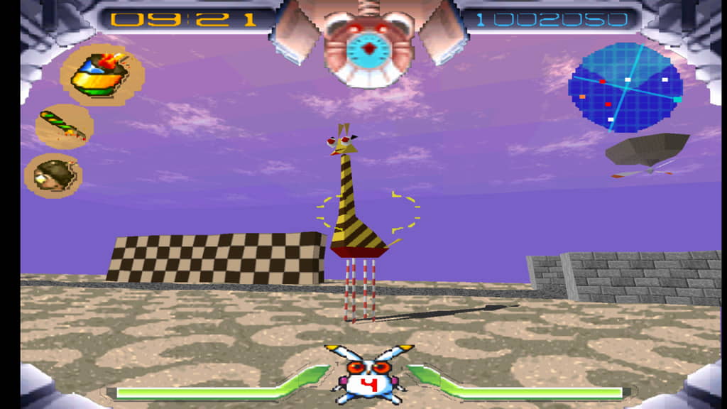 Jumping Flash screenshot - Playstation classic games