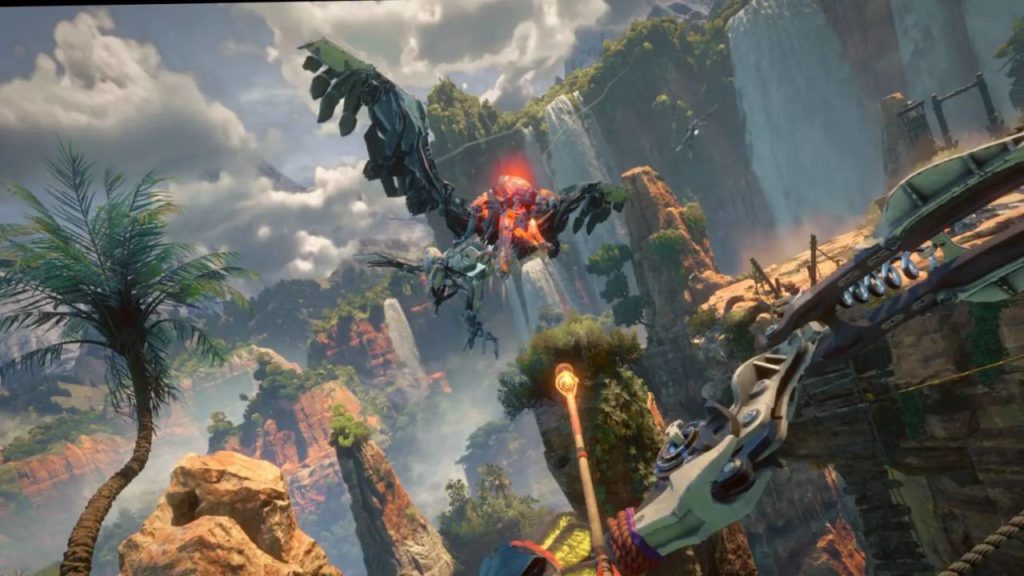 Horizon Call of the mountain gameplay trailer screenshot