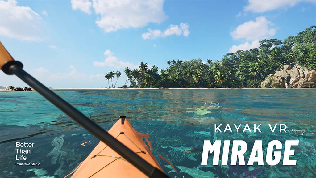 Kayak VR: Mirage key art