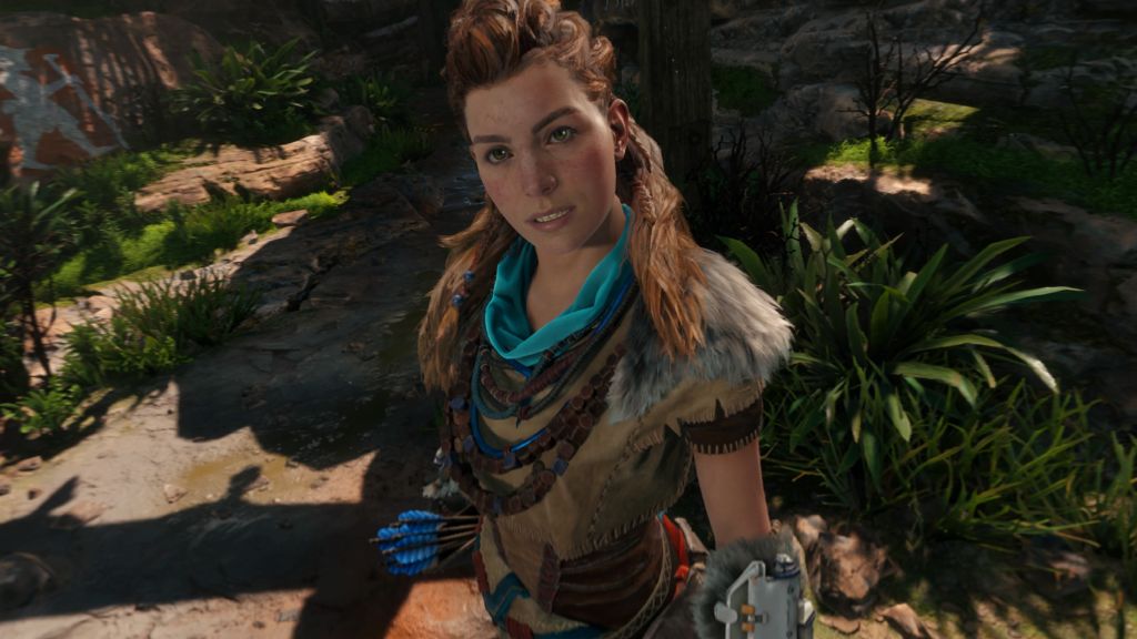 Aloy in Horizon Call of the Mountain